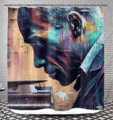 Groovin' On The Keys Shower Curtain - Beyond T-shirts